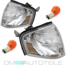 2x Mercedes Benz W202 Frontblinker Blinker vorne RE+LI Weiß SET Glas +BIRNEN 2x Mercedes Benz W202 Frontblinker Blinker vorne RE+LI Weiß SET Glas +BIRNEN