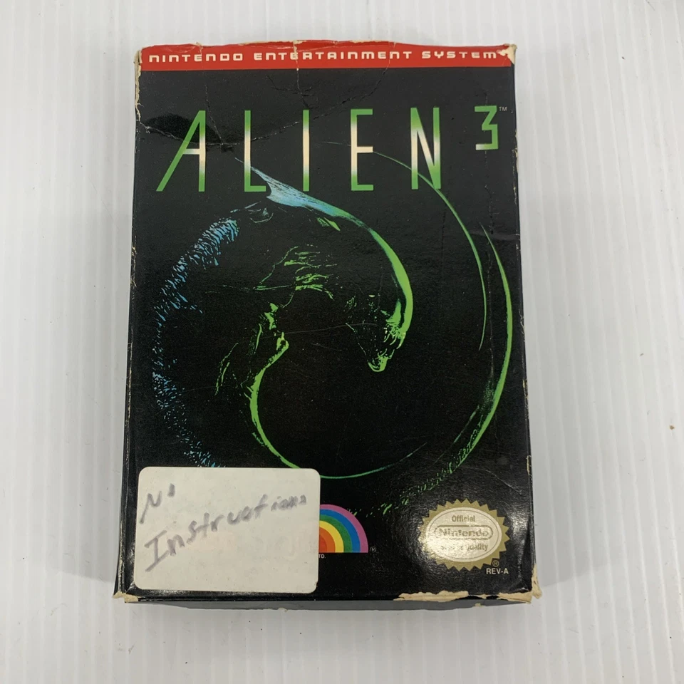 Juego Alien 3 Nintendo Nes Con Caja Auténtico NES Foto 2 de 4