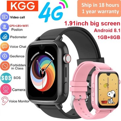4G Smart Watch Kids GPS WIFI Video Call SOS APP Download Child Smartwatch Camera