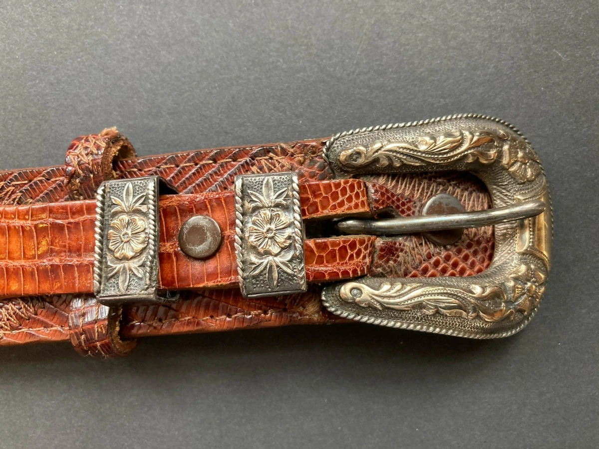 フェザー　STERLING バックル　vintage フェザー STERLING バックル vintage フェザー STERLING バックル vintage