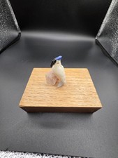 Edelstein Vogel  Edelsteintier Tiergravur aus Peru 3-4cm.