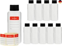 Octopus 10X 100Ml Plastikflaschen, Runde Kunststoffflaschen Aus Hdpe, Leer,