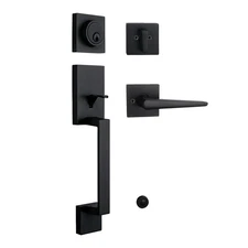 NEWBANG Traditional Keyed Entry Handleset for Single Front Door with Lever Ha...