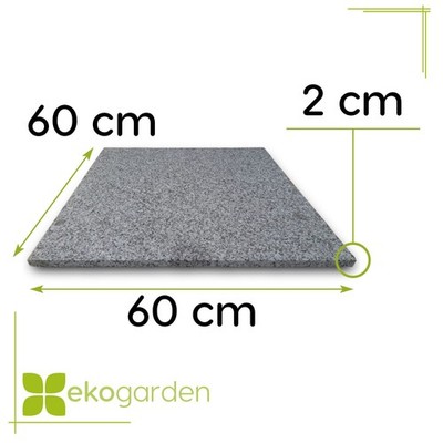 Granit Treppenstufe Tritt- Setzstufe Fliesen Anthrazit Grau geflammt bis 180 cm