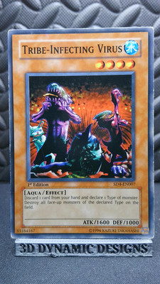 | Yugioh Tribe-Infecting Virus SD4-EN007 1st Edition Common PL   |