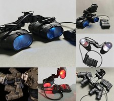 Tactical Airsof Helmet Side Flipping GPNVG-18 Dummy NVG Model Cosplay Adjustment