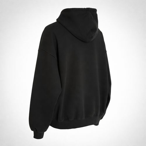 The North Face Hoodie Men’s Medium Black Green Logo Pullover Sweatshirt TNF - Picture 2 of 4