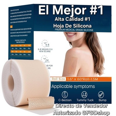 Cinta De Silicona Para Cicatrices Tiras Hojas Cicatriz Queloide Cura La Piel #1