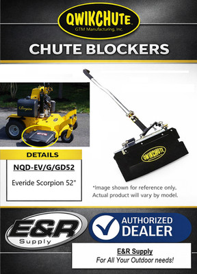 Qwikchute Chute Blocker for EverRide Scorpion 52''  (Qwickchute)  NQD-EV/G/GD52