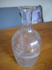 Caraffa, decanter, vetro cristallo, vintage, decanter, bottiglia di vetro, cristallo