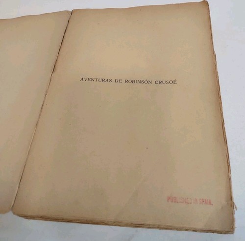 Robinsón Crusoé von Daniel De Foe Taschenbuch in spanischer Sprache - Bild 4 von 7