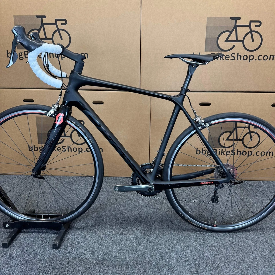 Bicicleta de carretera Scott Contessa Addict 35 usada de fibra de carbono para mujer, - 2019, 54 cm Foto 2 de 4