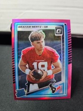 2025 Panini Donruss Optic - Rated Rookie Graham Mertz #259 Pink Prizm (RC)