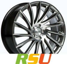 Tomason TN16 dark hyperblack polished 8.5x19" ET30 LK5 112 ML 72.6 Alufelgen ...