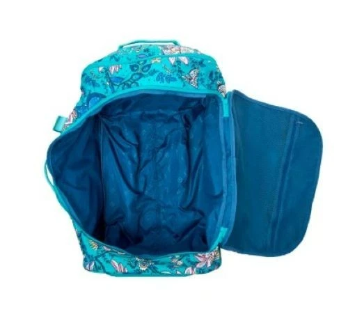 Nuevo con etiquetas Vera Bradley Pavo Real Jardín Aligerado Ruedas Bolsa de Lona Equipaje Foto 4 de 4