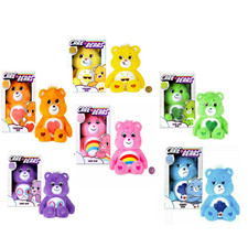 Set of 6 Care Bears Limited Edition Plush 14 in Bears Basic Fun with COINS 2020