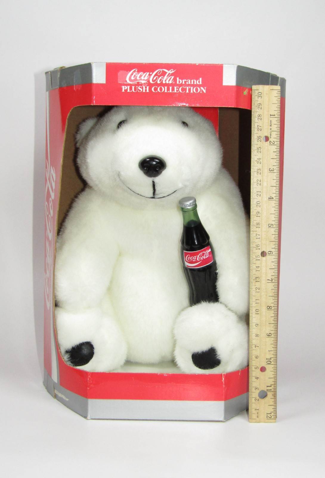 Coca Cola Polar Bear Plush - 10 Inch Play By Play Toys & Novelties