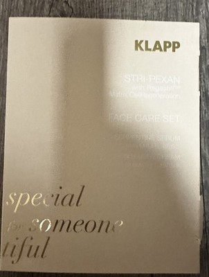 Klapp Cosmetics Stri-Pexan Face Care Set Neu Xxx