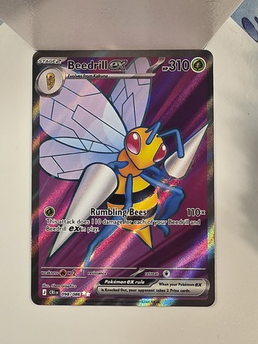 Beedrill Ex 098/086 NM Full Art Chaos Rising Pokemon | eBay