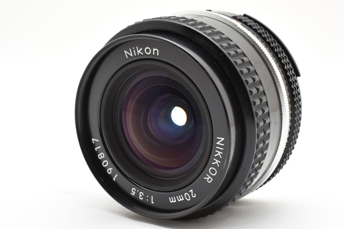 MINT] Nikon Ai Nikkor 20mm f/3.5 Wide Angle F Mount MF Lens From