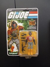 GI Joe Super 7 Reaction  Python Patrol Cobra B.A.T. Target Exclusive BAT
