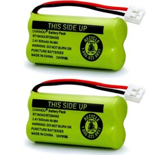 2 PCS 2.4V Phone Battery For BT184342 BT284342 BT18433 BT28433 BT183348