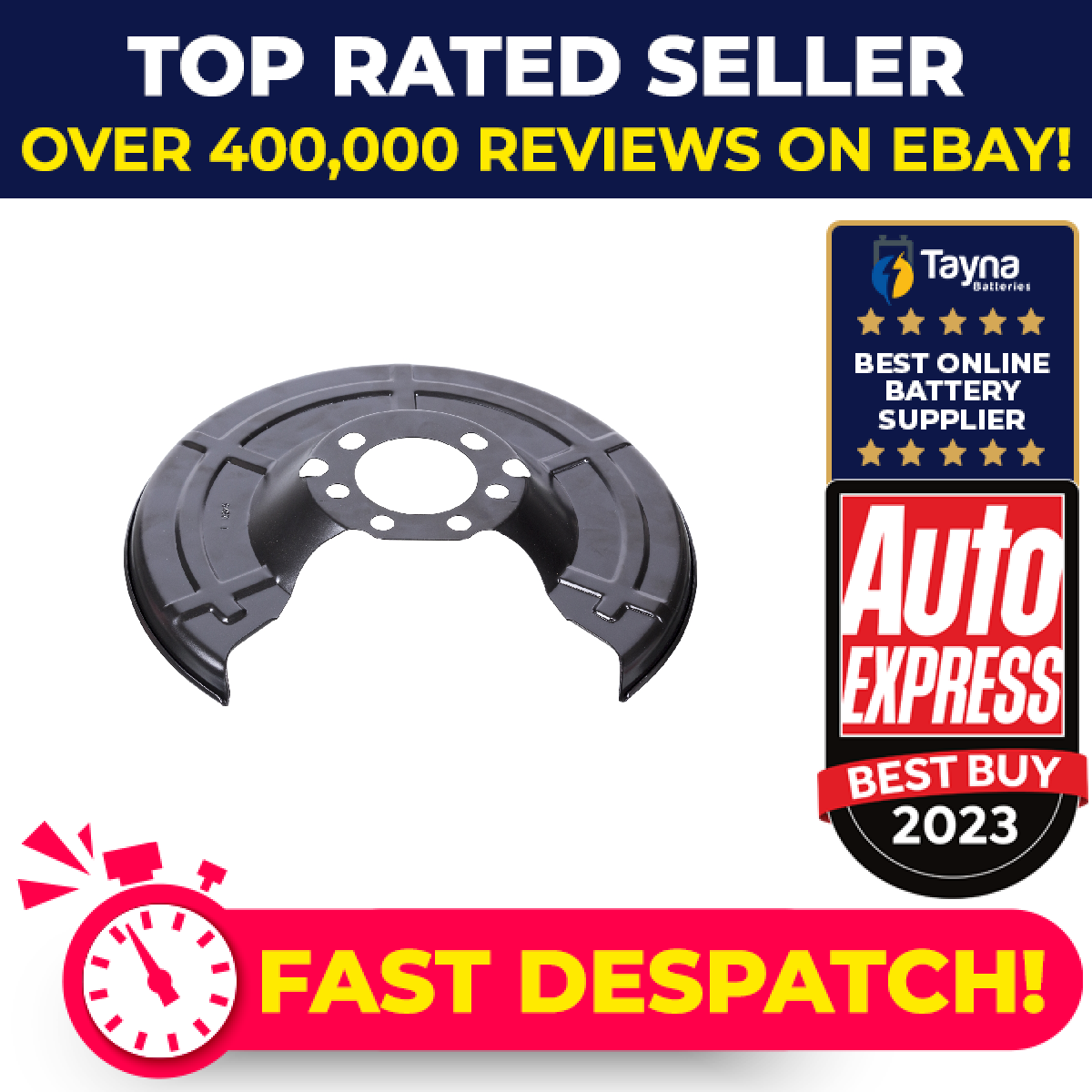 Brake Disc Splash Panel fits OPEL COMBO Rear 1.4 1.6 1.3D 1.7D 2001 on Guard New