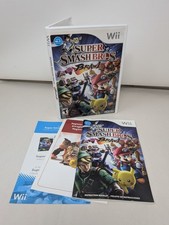 Super Smash Bros Brawl Nintendo Wii Complete CIB Clean Disc w Manual Tested