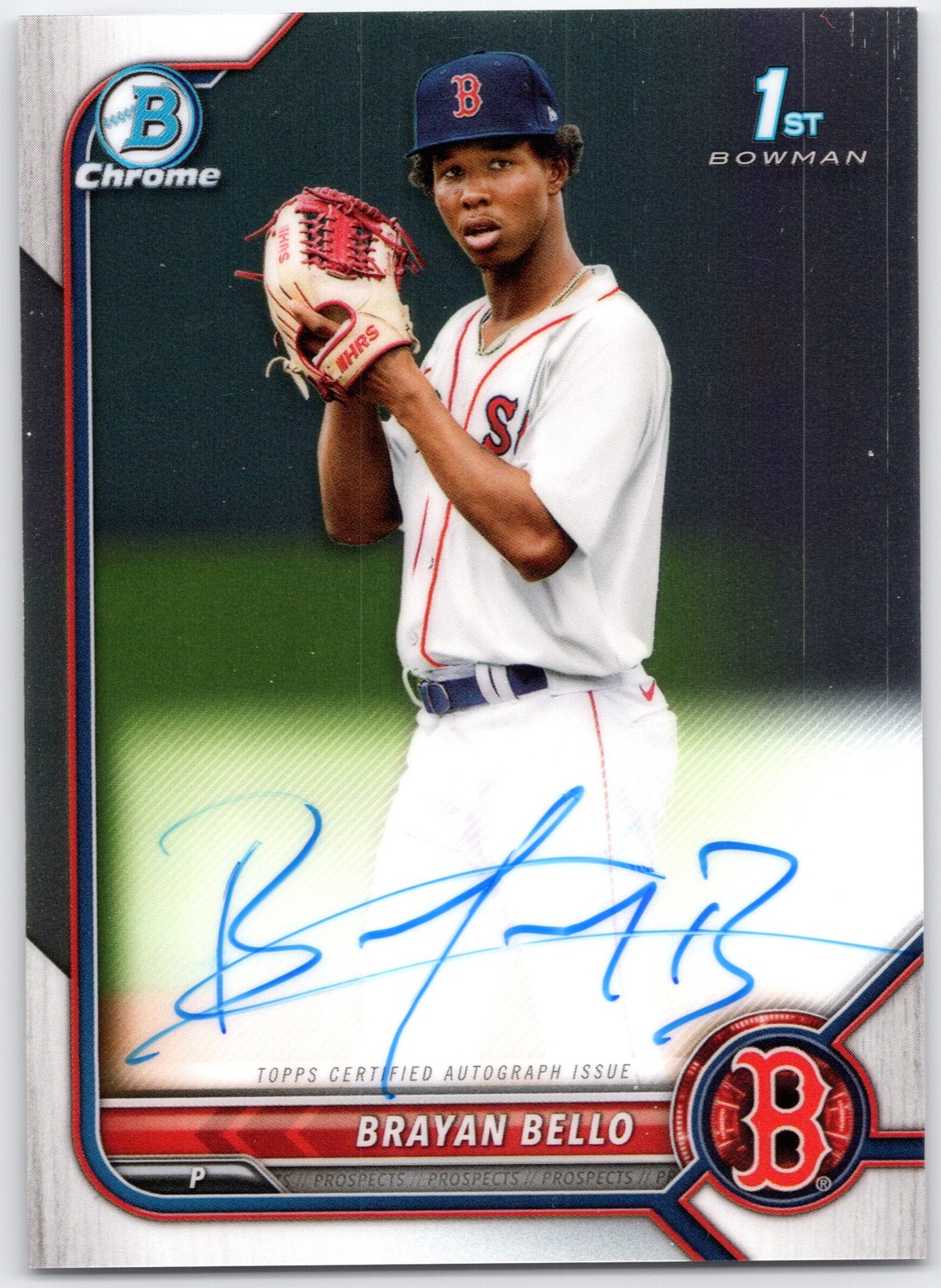 2022 Bowman Chrome 1st Auto Brayan Bello
