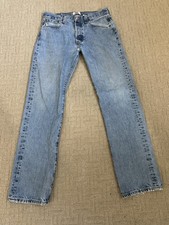 Vintage Levis 501 Jeans Men's 33X34 Denim Straight Leg Button Fly OG Workwear