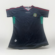 Vintage 2010 Mexico National Team Soccer Team Jersey - Black Green Red Colors