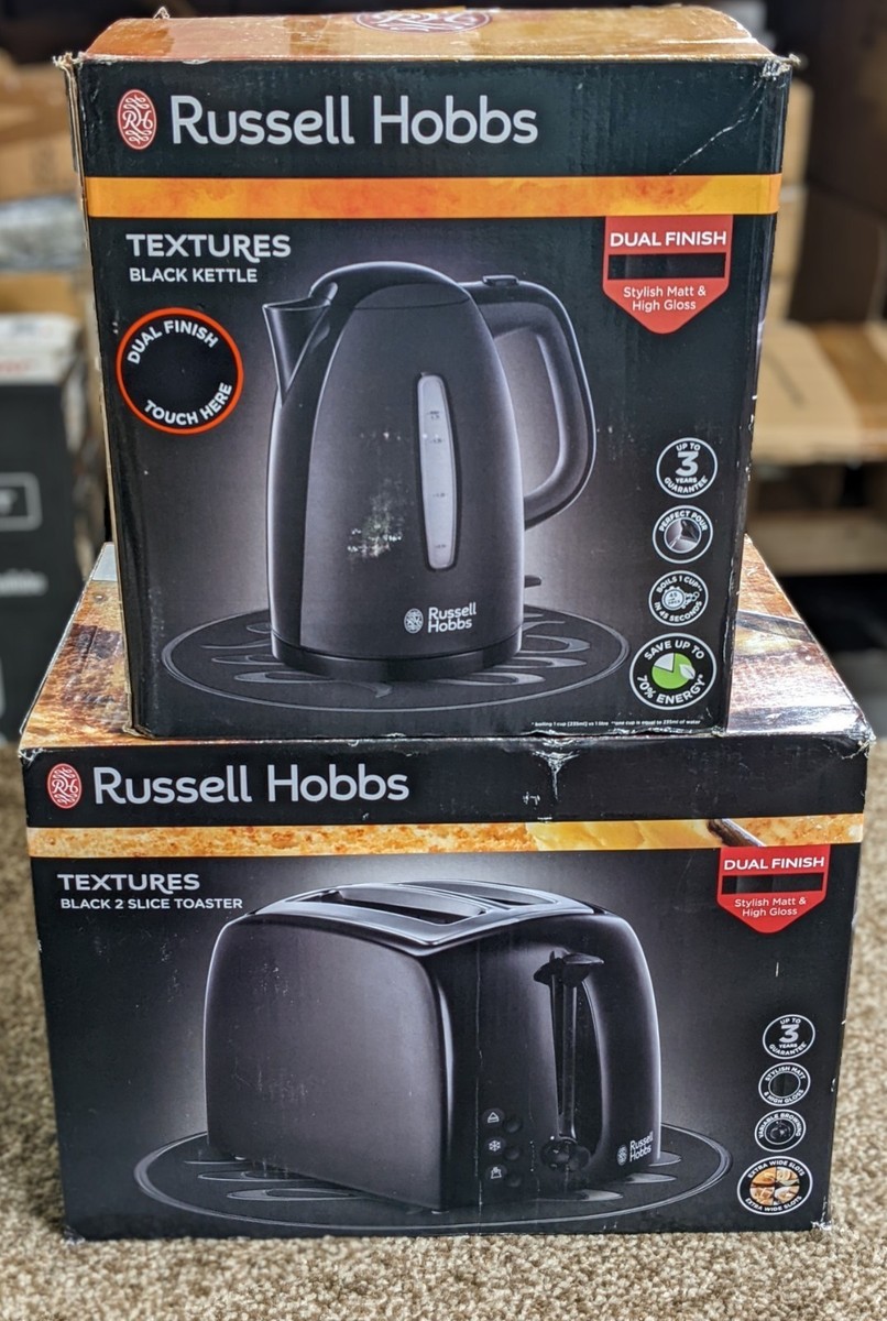 Electric Kettle Black Russell Hobbs Kettle 21271 Textures Plastic