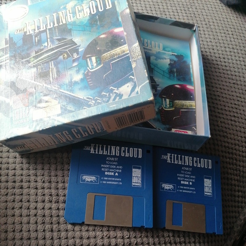 The killing cloud Atari  st  game boxed