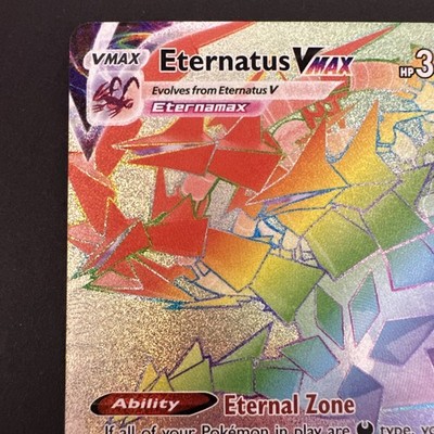 Pokémon Eternatus VMAX 340 HP Secret Rare 192/189 Darkness Ablaze