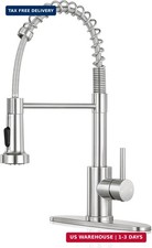 Kitchen Faucet with Pull Down Sprayer,Commercial Single Handle Stainless Steel K