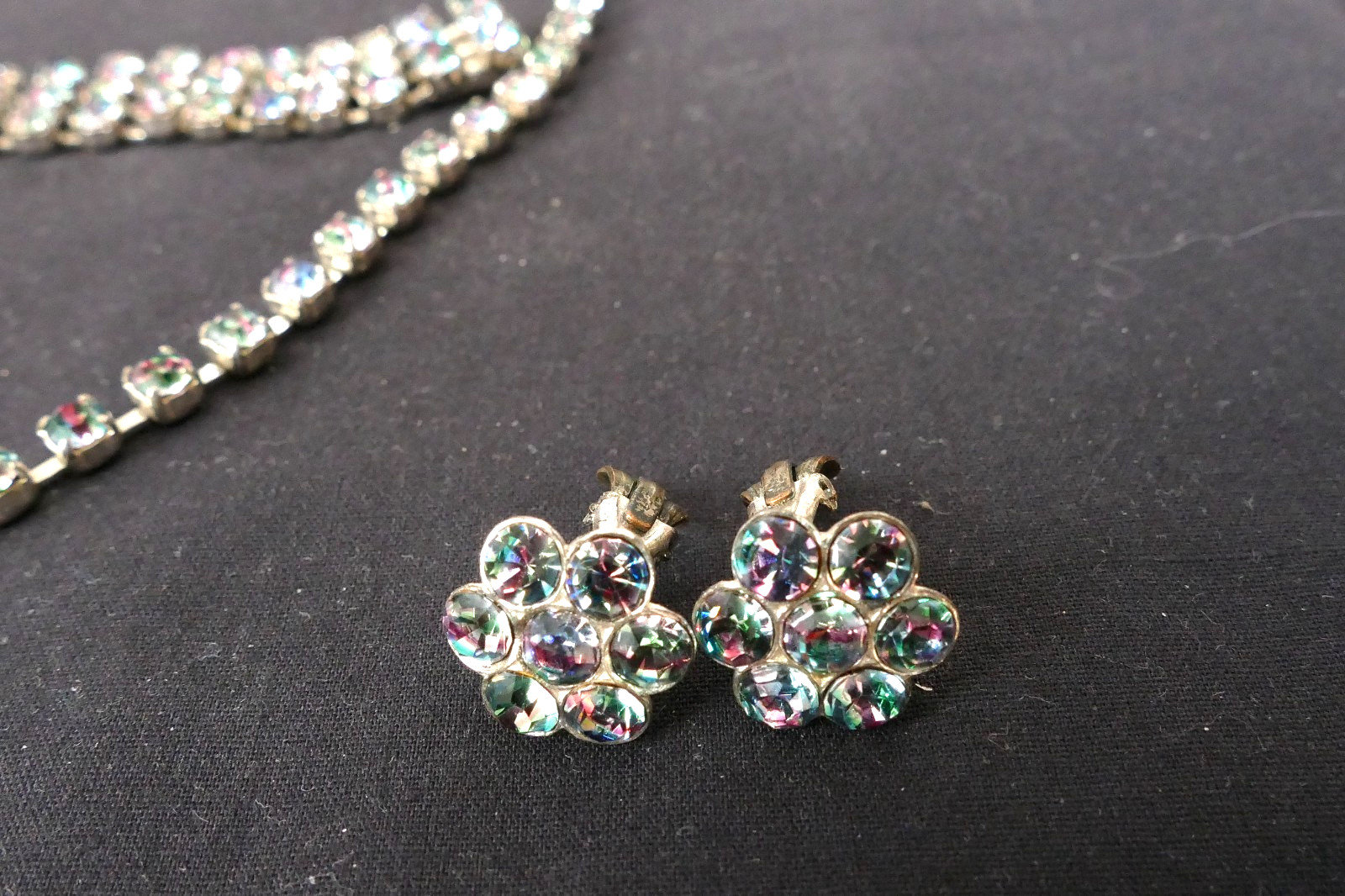 Gorgeous Unsigned Multicolor Rhinestone Bracelet … - image 16