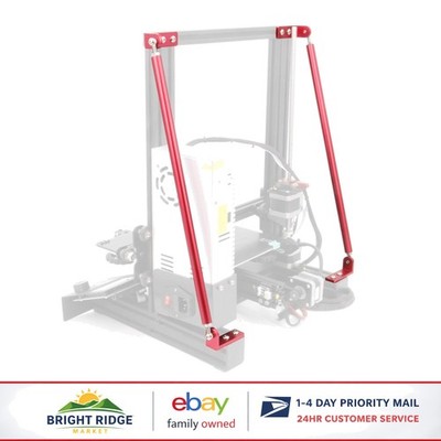 Sturdy Red Supporting Rods for 3D Printing, All Metal Construction for Stability