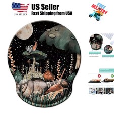 Mouse Pad with Wrist Support, Ergonomic Mouse Pad with Memory Foam Wrist Rest...