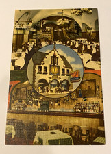 1930's Chicago Old Heidelberg Restaurant, Multiview Postcard Unposted 1930's
