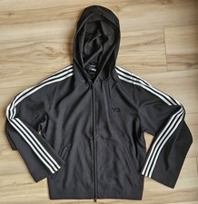 NEW Women's Medium Y-3 Hooded Wire Jacket Black JW7354 Yohji Yamamoto Track Top