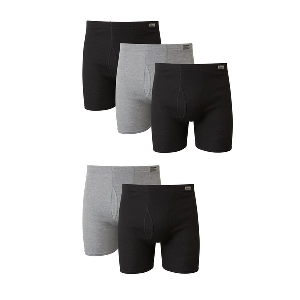 Hanes Herren Boxershorts KüHl Bequem Atmungsaktiv Feuchtigkeitsableitend 5Er-image