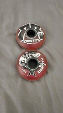 Two XX Grip Rink Rat Red Identity Wheels 1 - 76mm, 1- 80mm 