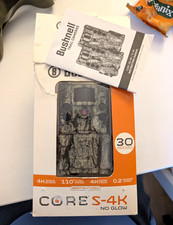 Bushnell Core S-4K No Glow Trail Camera 30MP 4K WiFi 110ft Range