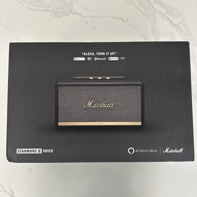 Marshall Stanmore II Voice Black Speaker With Amazon Alexa 1002492 Sealed New