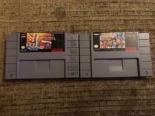 World Heroes 1 & 2. SNES, NTSC. Bundle