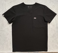 Figs Catarina One-Pocket Scrub Top Black Size XS