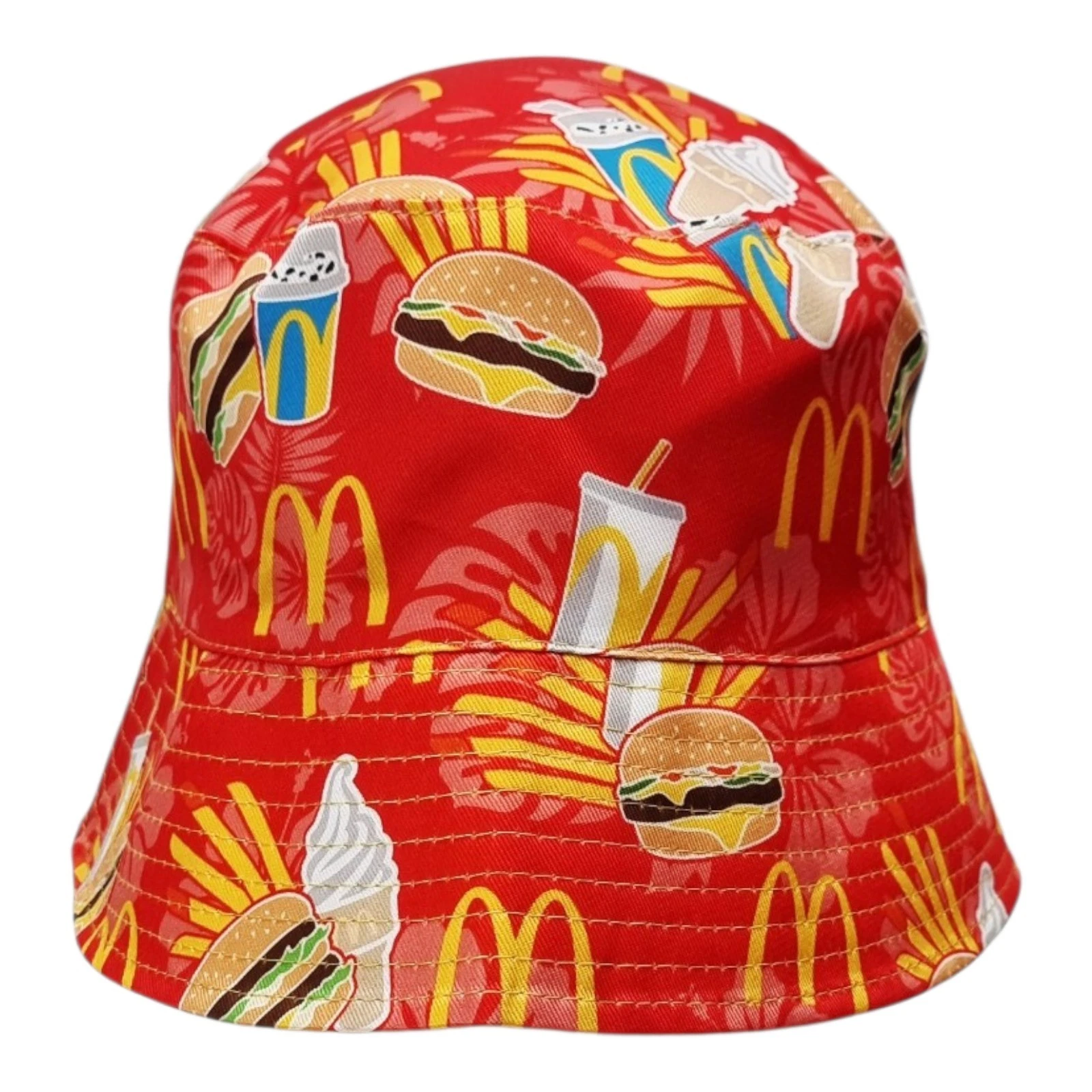 McDonald's Bucket Hat Red & Yellow Menu Inspired Summer Big Mac Official New