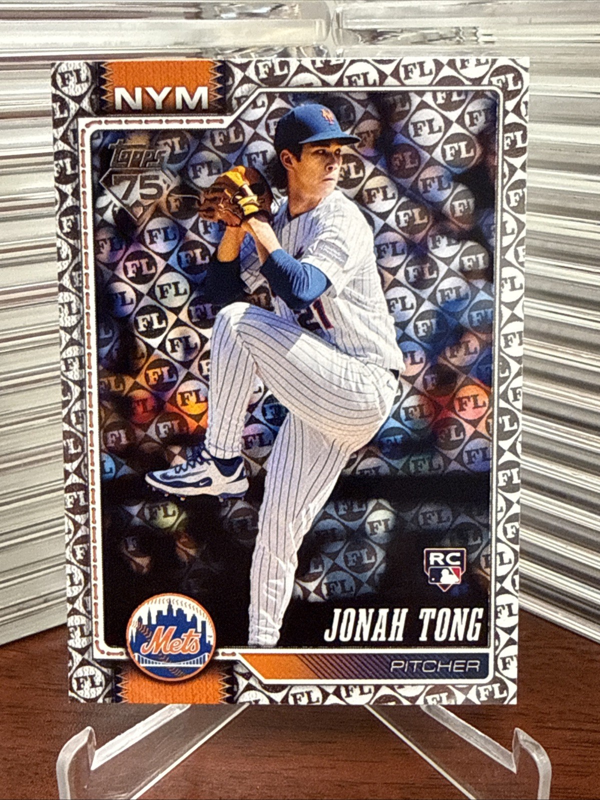 2026 Topps Series 1 - Jonah Tong RC - #4 - Florida Spring Training Parallel