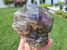 Amethyst Smoky Quartz Crystal Scepter Peterson Mountain Hallelujah Junction 