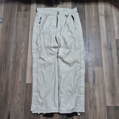Powderhorn Cream Colored Ski Pants Women's Size Large